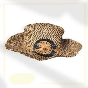 Collectioneighteen Sunny Paper Flower Hat